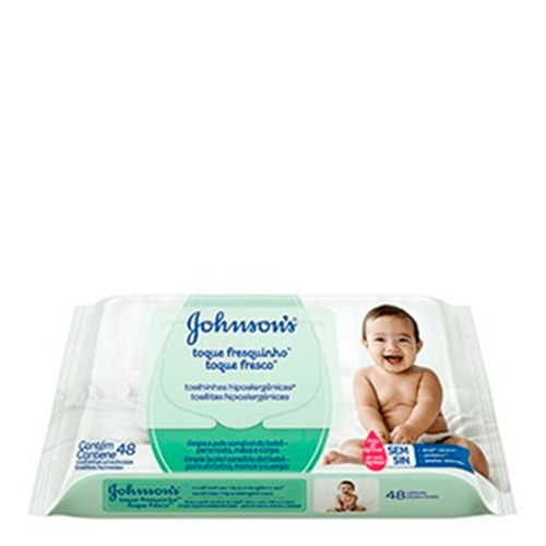 Lenço Umedecido Johnson's Baby Toque Fresquinho 48 Unidades Lenço Umedecido Johnson's Baby Toque Fresquinho 48 Unidades