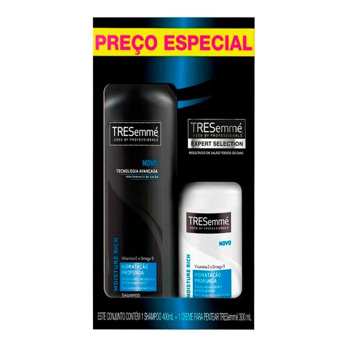 Kit Tresemmé Hidratação Produnfa Shampoo 400ml + Creme para Pentear 300ml Kit Tresemmé Hidratação Produnfa Shampoo 400ml + Creme para Pentear 300ml