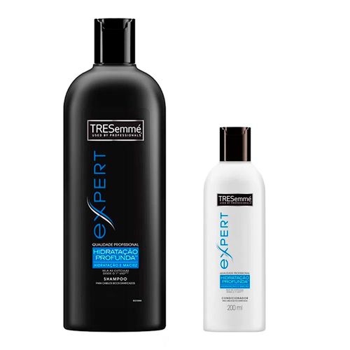 Kit Tresemmé Hidratação Profunda Condicionador 200ml + Shampoo 400ml Kit Tresemmé Hidratação Profunda Condicionador 200ml + Shampoo 400ml