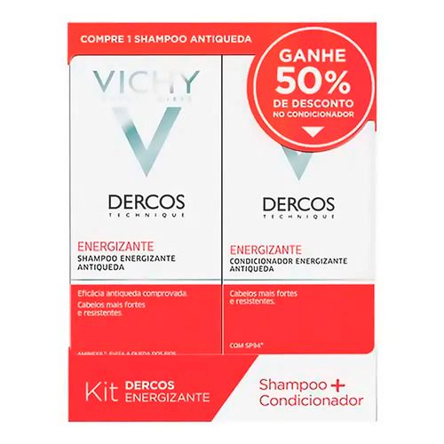 Kit Vichy Dercos Energizante Antiqueda Shampoo 200ml + Condicionador 150ml