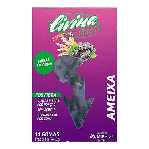 Livina Fibras Ameixa 14 Gomas Livina Fibras Ameixa 14 Gomas