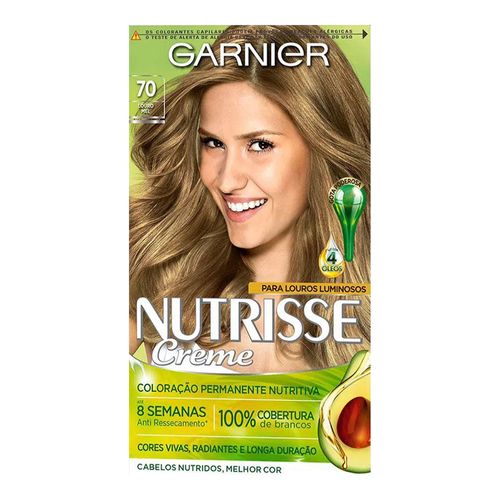 Tintura Garnier Nutrisse Creme 70 Louro Mel Tintura Garnier Nutrisse Creme 70 Louro Mel