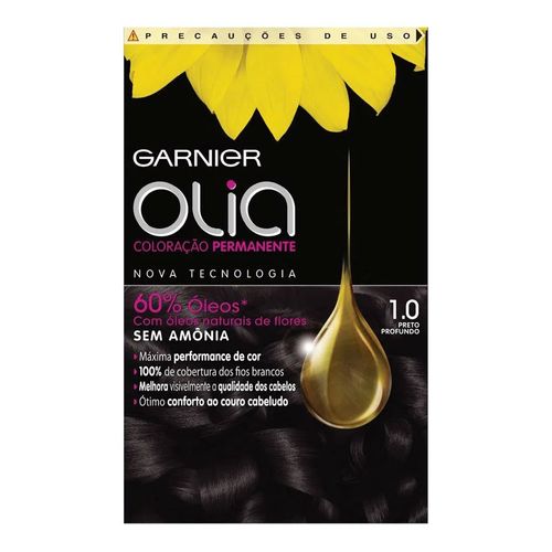 Tintura Garnier Olia 1.0 Preto Profundo Tintura Garnier Olia 1.0 Preto Profundo