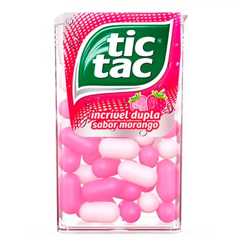 Pastilha Tic Tac Sabor Morango 16g Pastilha Tic Tac Sabor Morango 16g