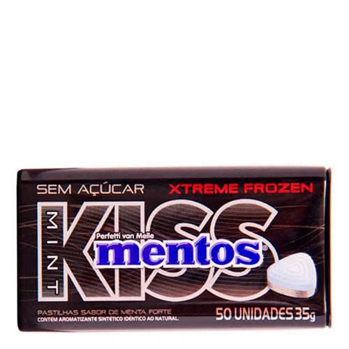 Pastilhas Mentos Kiss Sem Açúcar Extreme Frozen 35g Pastilhas Mentos Kiss Sem Açúcar Extreme Frozen 35g