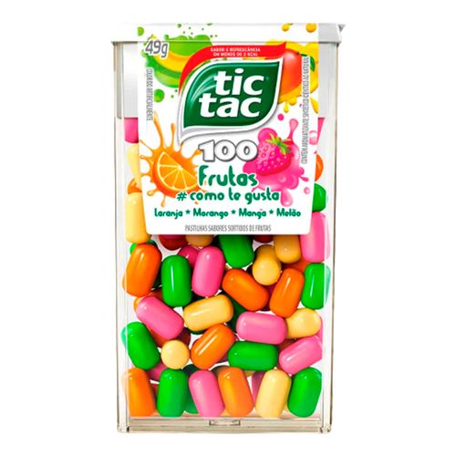 Pastilhas Tic Tac Frutas Como Te Gusta 26g Pastilhas Tic Tac Frutas Como Te Gusta 26g