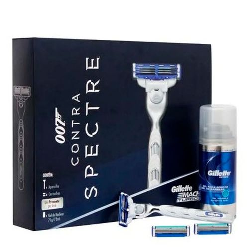 Kit Gillette Mach3 Turbo 007 Contra Spectre Kit Gillette Mach3 Turbo 007 Contra Spectre