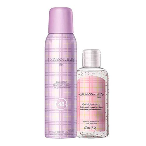 Kit Giovanna Baby Desodorante Feminino Aerosol Lilac 100g Kit Giovanna Baby Desodorante Feminino Aerosol Lilac 100g