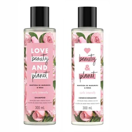 Kit Love Beauty And Planet Curls Intensify Shampoo 300ml + Condicionador 300ml Kit Love Beauty And Planet Curls Intensify Shampoo 300ml + Condicionador 300ml