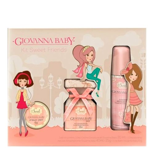Kit Miniatura Giovanna Baby Sweet + Lip Balm Candy Kit Miniatura Giovanna Baby Sweet + Lip Balm Candy