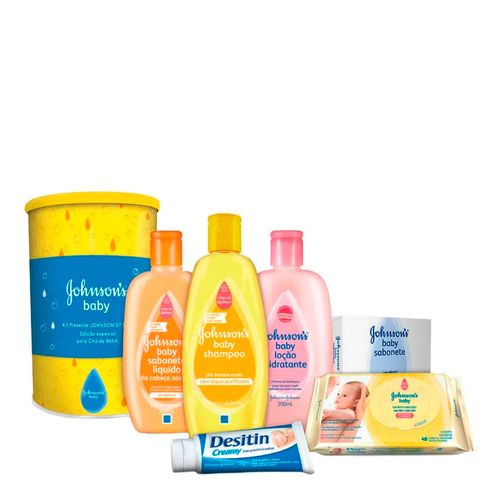 Kit Presente Johnson's Baby Edição Especial Chá de Bebê Kit Presente Johnson's Baby Edição Especial Chá de Bebê