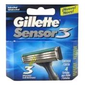 Carga Gillette Sensor 3 - 4 Unidades