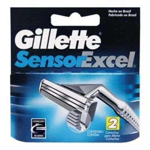 Carga Gillette Sensor Excel - 2 Unidades Carga Gillette Sensor Excel - 2 Unidades