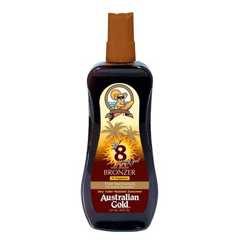 Bronzeador Australian Gold FPS 8 Instant Bronzer Spray Gel 125ml Bronzeador Australian Gold FPS 8 Instant Bronzer Spray Gel 125ml
