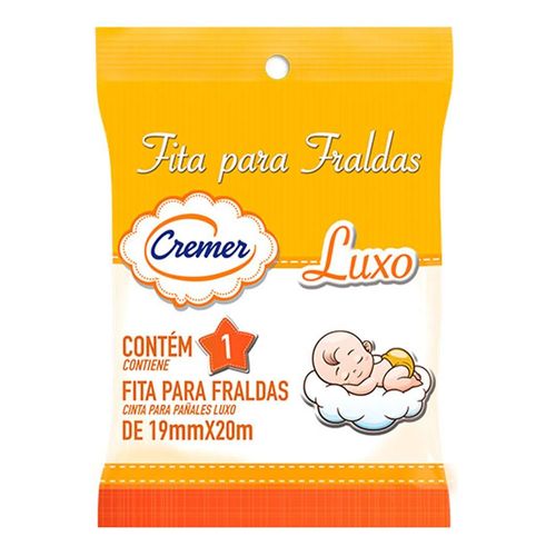 Fita Cremer Branca 19mm x 20m Fita Cremer Branca 19mm x 20m