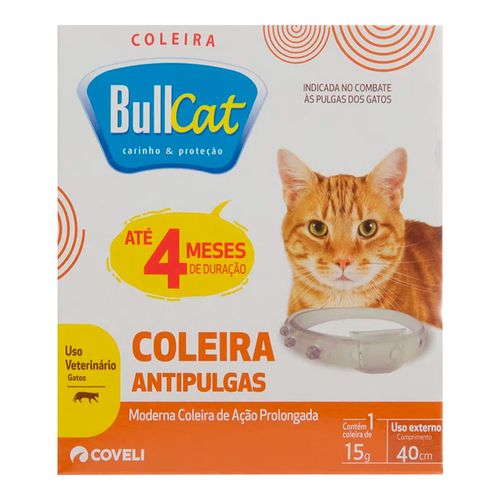 Coleira Antipulgas para Gatos Bullcat Coveli - 15gr Coleira Antipulgas para Gatos Bullcat Coveli - 15gr