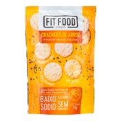 Cracker de Arroz Pimenta do Reino - Fit Food - 75g
