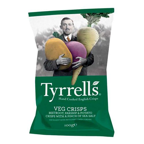 Chips de Beterraba, Cenoura e Batata - Tyrrells - 100g Chips de Beterraba, Cenoura e Batata - Tyrrells - 100g
