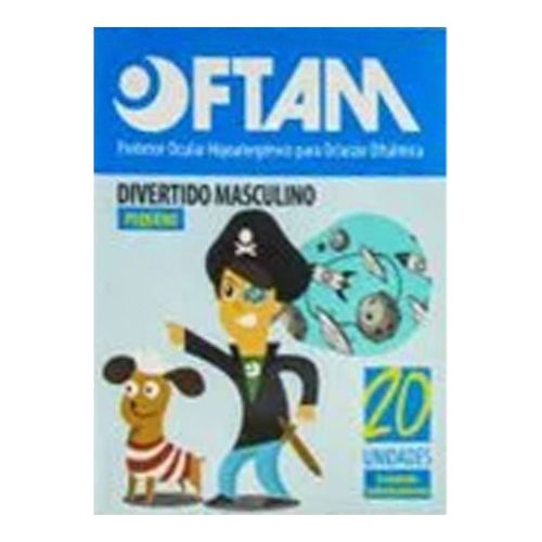 Protetor Ocular Oftam Divertido Azul Amp Protetor Ocular Oftam Divertido Azul Amp