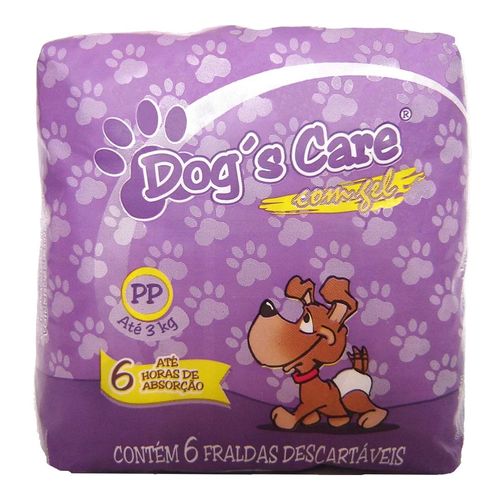 Fralda Higiênica Fêmea Descartável Dog’s Care - 06 Unidades Fralda Higiênica Fêmea Descartável Dog’s Care - 06 Unidades