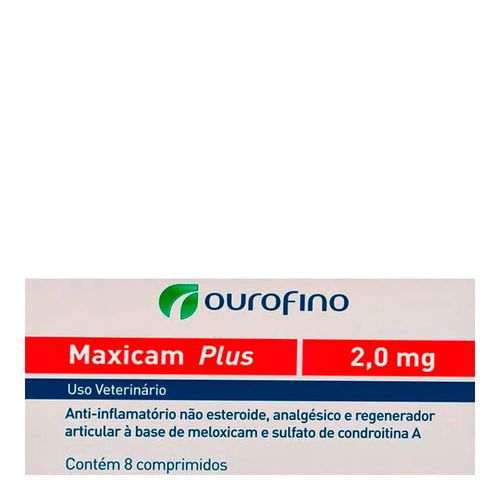 MAXICAM PLUS 2,0mg - cx c/ 8 comprimidos MAXICAM PLUS 2,0mg - cx c/ 8 comprimidos
