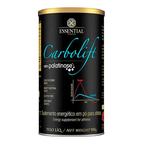 Carboidrato 100% Palatinose Carbolift - Essential Nutrition - 900g Carboidrato 100% Palatinose Carbolift - Essential Nutrition - 900g