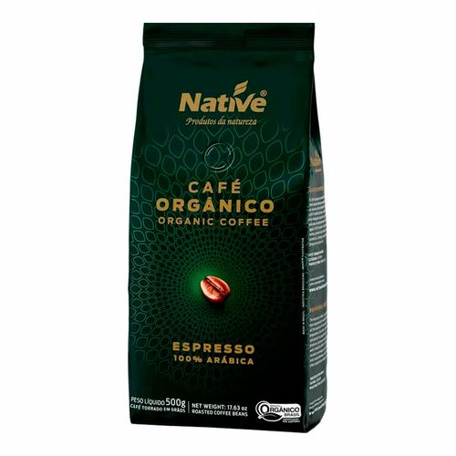 Café Orgânico Torrado Em Grãos - Native - 500g Café Orgânico Torrado Em Grãos - Native - 500g