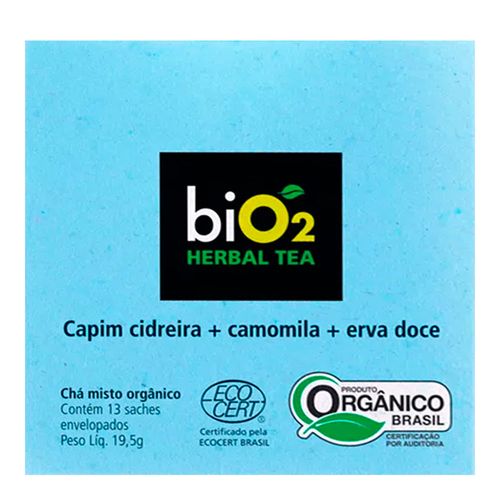 Campim Cidreira + Camomila + Erva Doce Herbal Tea - Bio2 - 19,5g Campim Cidreira + Camomila + Erva Doce Herbal Tea - Bio2 - 19,5g