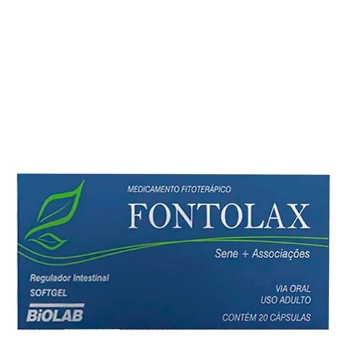 Fontolax Zurita 20 Cápsulas Fontolax Zurita 20 Cápsulas