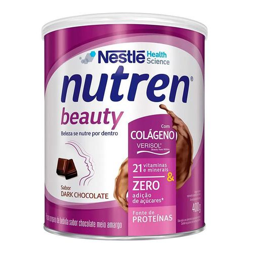Suplemento Alimentar Nutren Beauty Dark Chocolate 400g