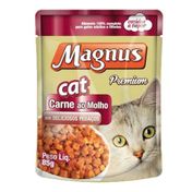 Sache para Gatos Magnus Carne ao Molho - 85g