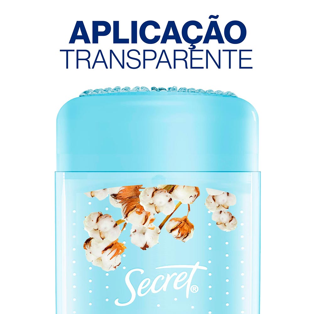 Desodorante Antitranspirante Feminino Secret Invisible Orange Blossom gel  45g - D'Or Mais Saúde