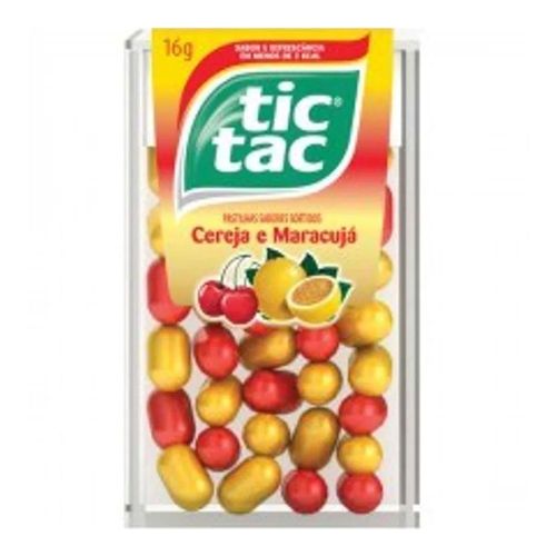 Tic Tac Cereja e Maracujá 16g