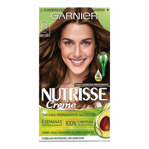Tintura Garnier Nutrisse Creme 60 Aveia Tintura Garnier Nutrisse Creme 60 Aveia