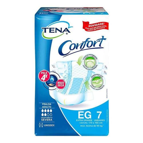 Fralda Geriátrica Super Confort EG 8 Unidades Fralda Geriátrica Super Confort EG 8 Unidades