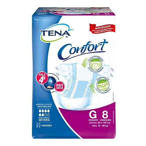 Fralda Geriátrica Super Confort G 8 Unidades Fralda Geriátrica Super Confort G 8 Unidades