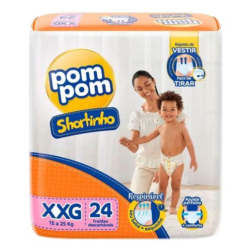 Fralda Pom Pom Shortinho XXG 24 Unidades Fralda Pom Pom Shortinho XXG 24 Unidades