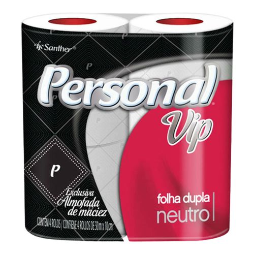 Papel Higiênico PersonalVip 4 Rolos Papel Higiênico PersonalVip 4 Rolos
