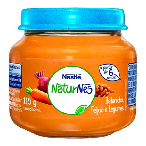 Papinha Nestlé de Beterraba Caldo de Feijão e Legumes 115g
