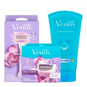 Kit-Gillette-Venus-Aparelho-de-Depilar-Breeze-1-Unidade---Carga-para-Aparelho-de-Depilar-Breeze-2-Unidades---Creme-Depilatorio-150ml