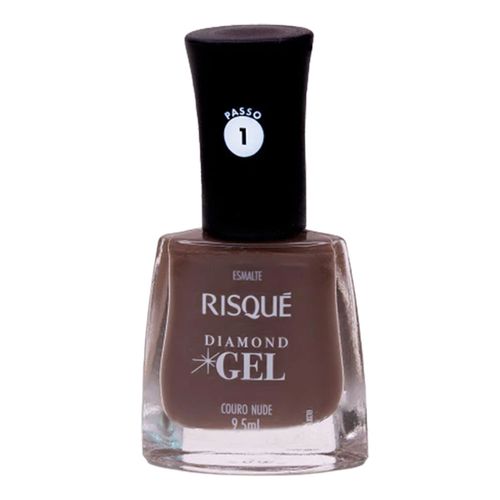 Esmalte Risqué Diamond Gel Couro Nude 9,5ml Esmalte Risqué Diamond Gel Couro Nude 9,5ml