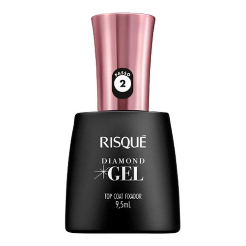 Esmalte Risqué Diamond Gel Top Coat Fixador 9,5ml