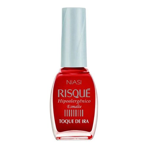 Esmalte Risqué Hipoalergênico Toque de Ira 10,5ml Esmalte Risqué Hipoalergênico Toque de Ira 10,5ml