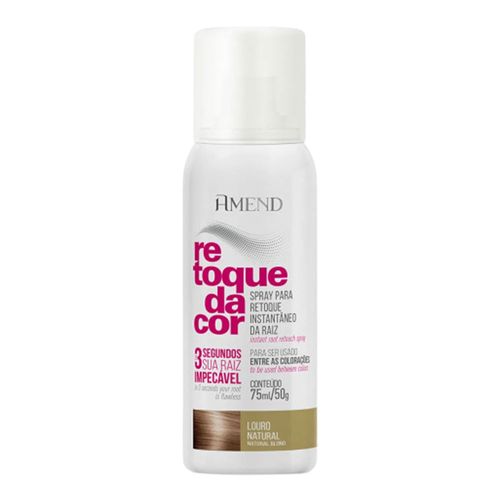Retoque da Cor Amend Spray Louro Natural 75ml Retoque da Cor Amend Spray Louro Natural 75ml