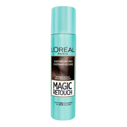 Retoque de Raiz L'Oréal Paris Spray Instantâneo Magic Retouch Castanho Escuro 75ml