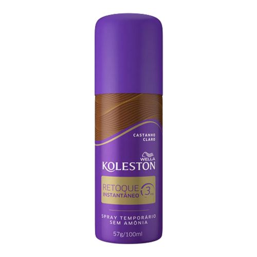 Retoque-Instantaneo-Spray-Koleston-Castanho-Claro-100ml Retoque-Instantaneo-Spray-Koleston-Castanho-Claro-100ml