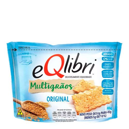 Snack Salgado Eqlibri Multigrãos Original 45gr
