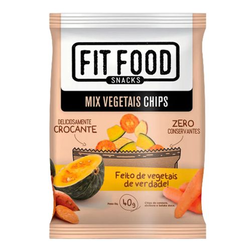 Snack Salgado Fit Food Mix de Vegetais 40g Snack Salgado Fit Food Mix de Vegetais 40g