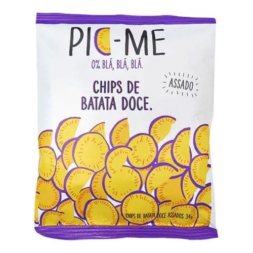 Snack Salgado Pic-Me Batata Doce 34g Snack Salgado Pic-Me Batata Doce 34g