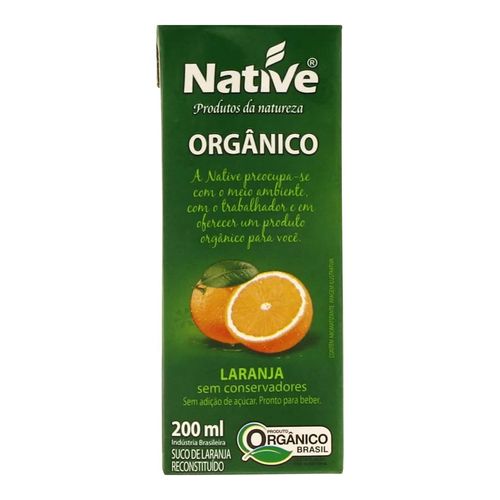 Suco Orgânico Native Laranja 200ml Suco Orgânico Native Laranja 200ml